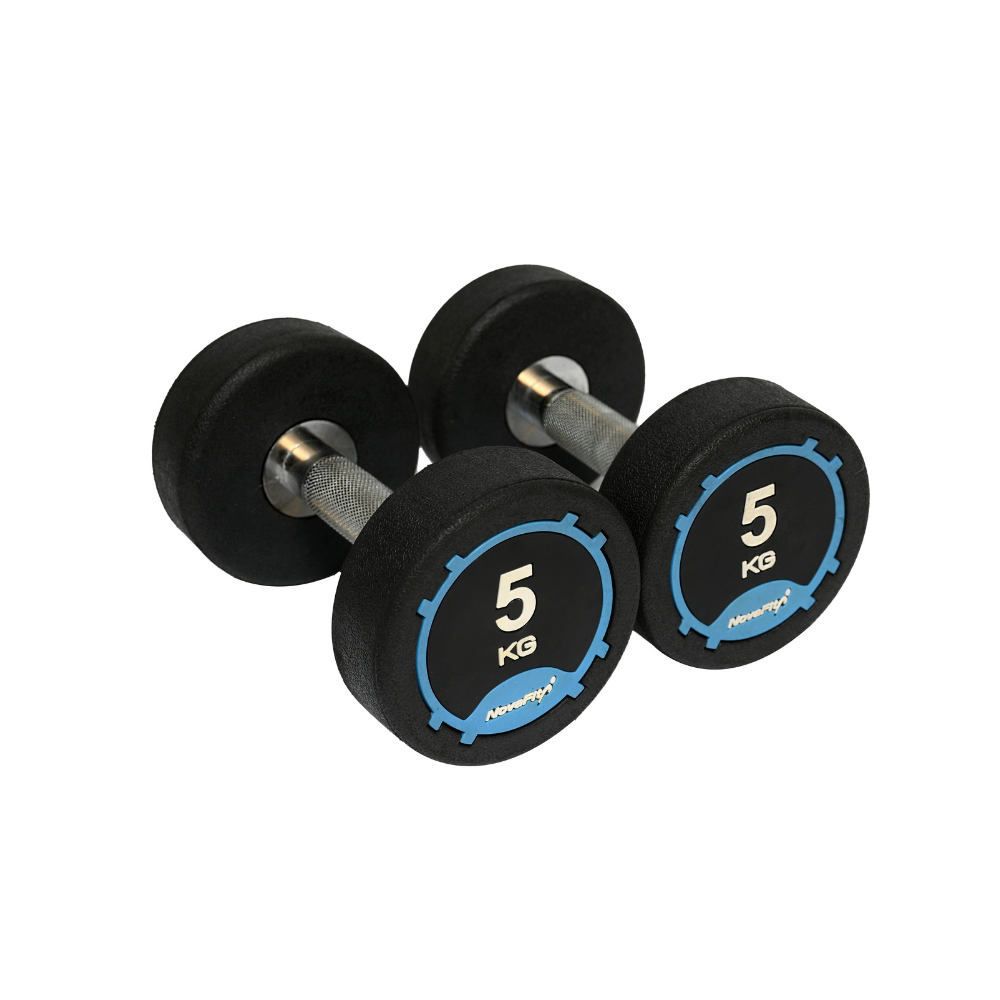 NovaFit Premium Rubber Coated Dumbbells