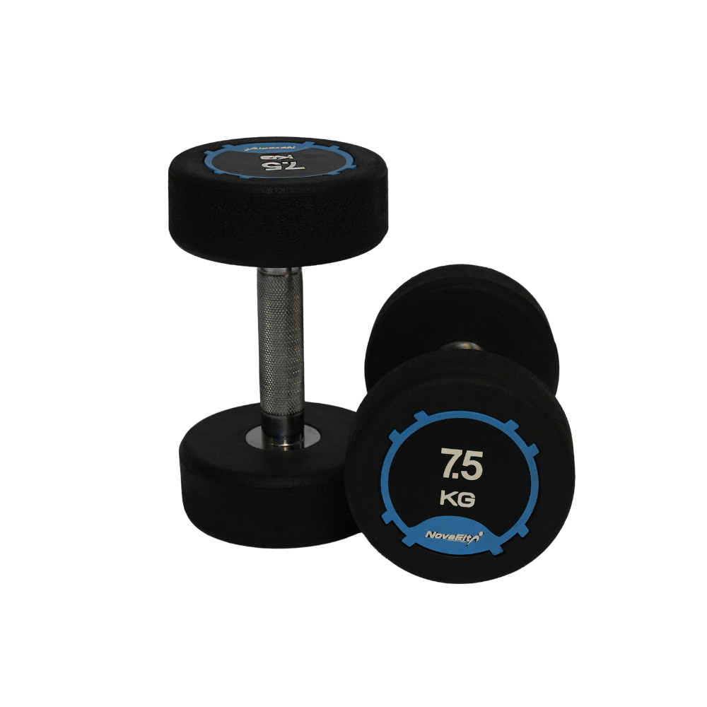 NovaFit Premium Rubber Coated Dumbbells