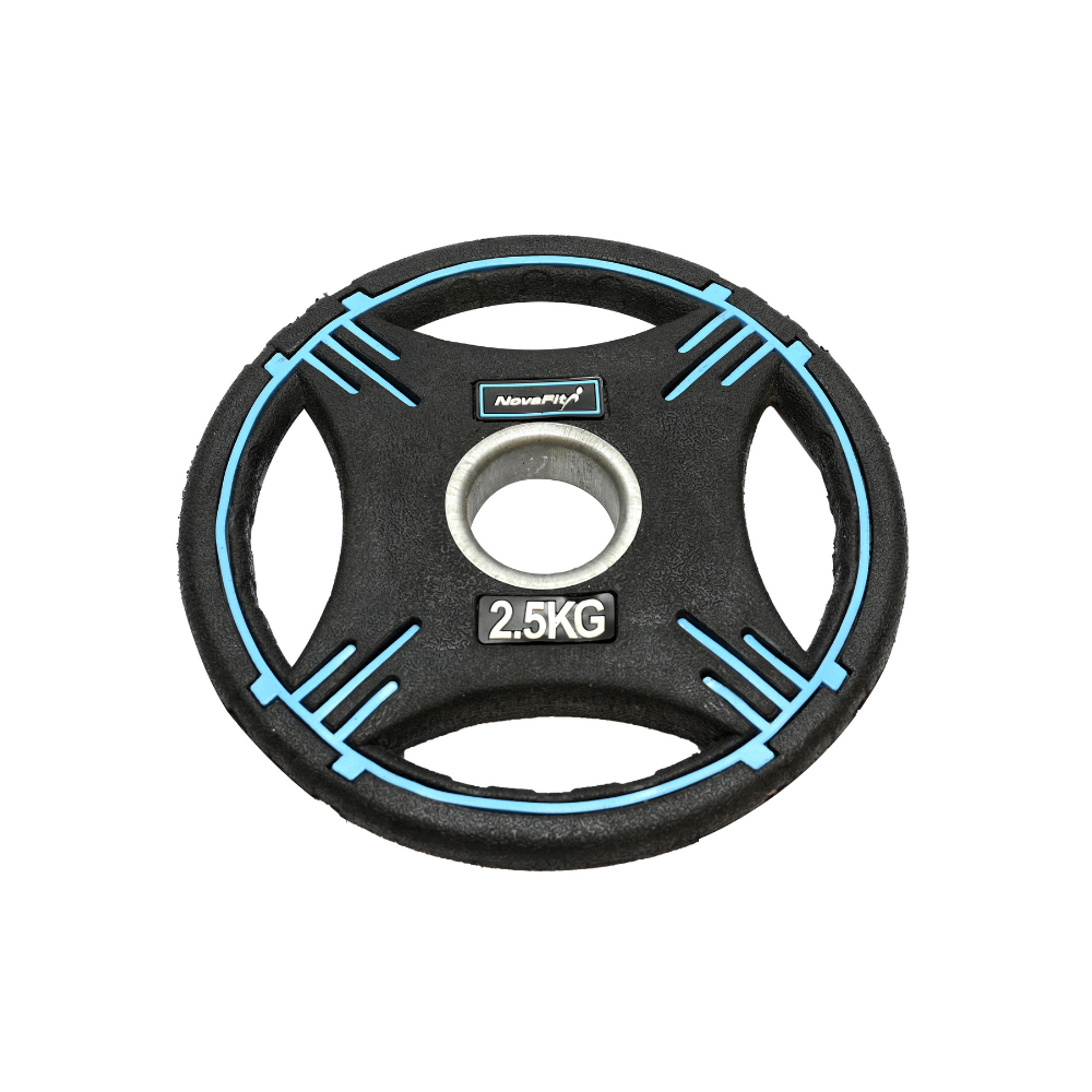 NovaFit Premium Rubber Coated Olympic Plates