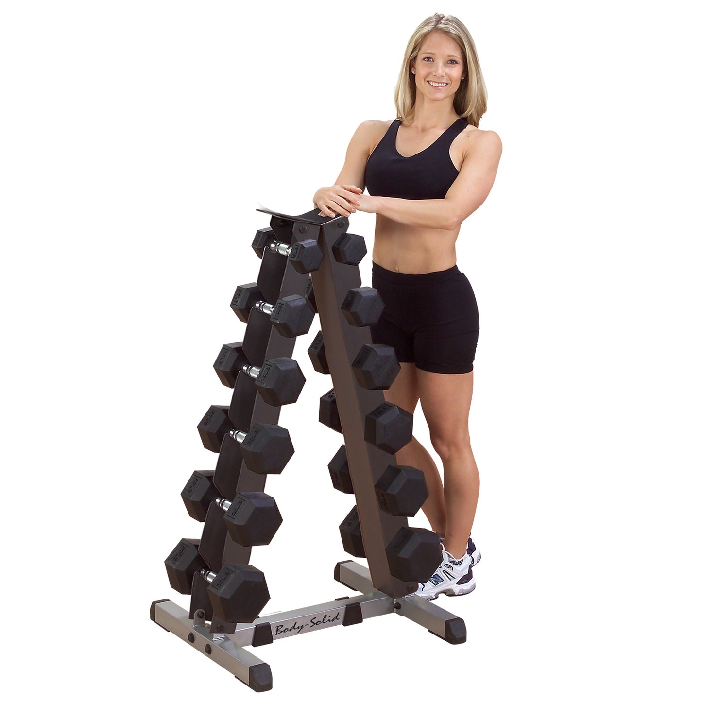 Body Solid GDR44 A-Frame Dumbbell Rack